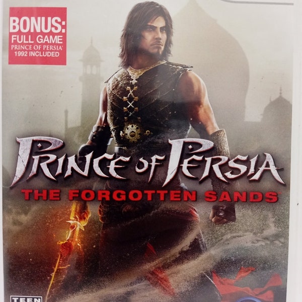 Prince of Persia The Forgotten Sands Wii Game Nintendo Vintage Video Game Videogame Box Tested and Working Complete Great Condition!