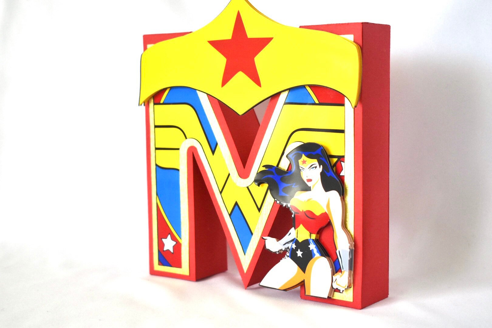 Wonder Woman 3d Letter, Wonder Woman, 3d Letter Party Decorations - Etsy