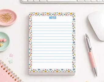 Veterinary Themed Notepad, Pet Office Memo Pad, Animal Lover Stationery