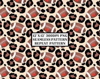 Leopard Print Seamless Pattern, Seamless Background, Sublimation Designs, Repeat Digital Papers, Printable Pattern, Scrapbooking Background