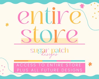 ENTIRE STORE Bundle - All Store Designs - Whole Etsy Shop - Junk Journal Kits - Canva Frames - Digital Papers - Tumbler Wrap Designs