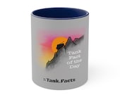 Tank Fact of the Day - Accent Coffee Mug, 11oz