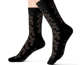 Tank Facts Multi Logo Socks - Black