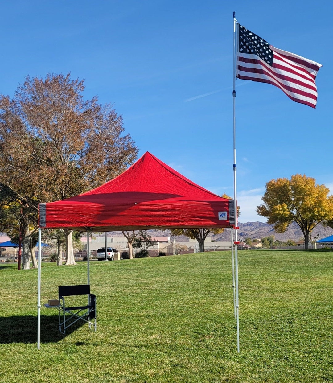 Canopy Flag Pole Mount for Portable Canopies. Etsy