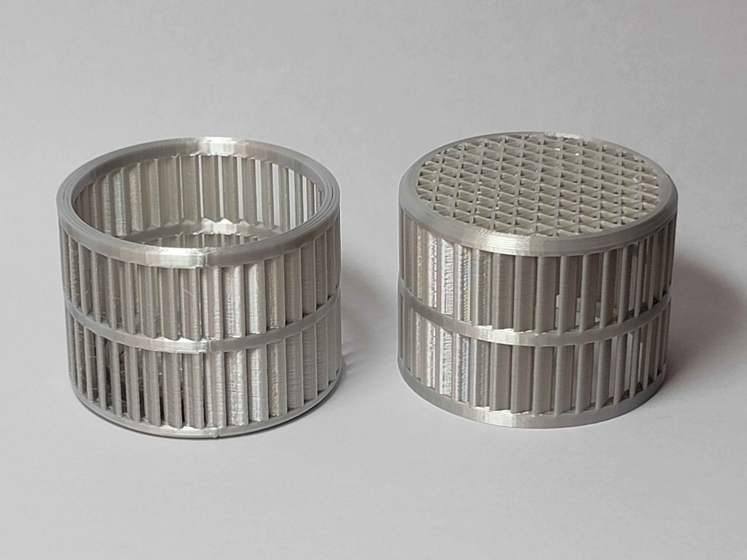 Lily Pipe Skimmer Guard pair. Keep Shimp and Small Fish Safe 3d Printed