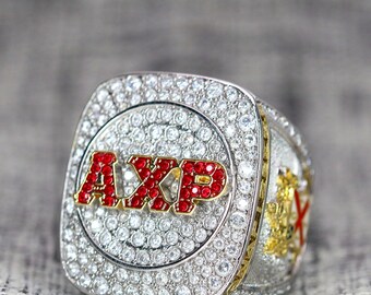 Pierścień bractwa Alpha Chi Rho CROWS (ΑΧΡ) - seria Shine