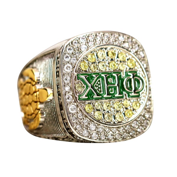 Chi Eta Phi Sorority Ring (ΧΗΦ) - Shine Series