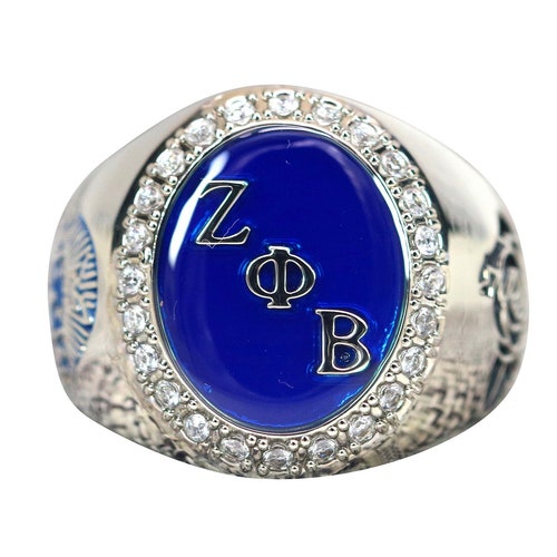 Zeta Phi Beta Sorority Ring ΖΦΒ Flower Series Etsy