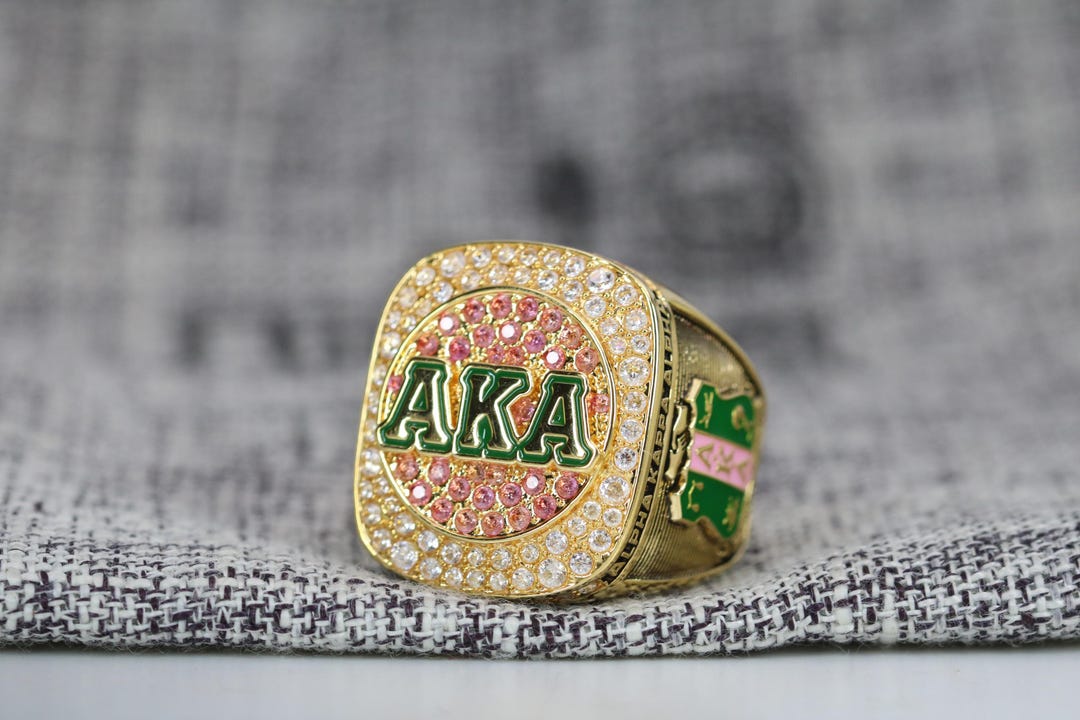 Custom Alpha Kappa Alpha Sorority Ring (AKA) SPECIAL EDITION