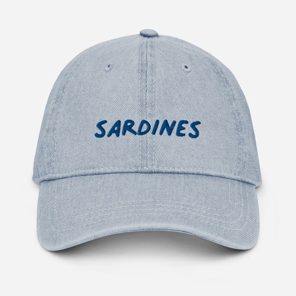 Sardines Denim Hat (2 sides)