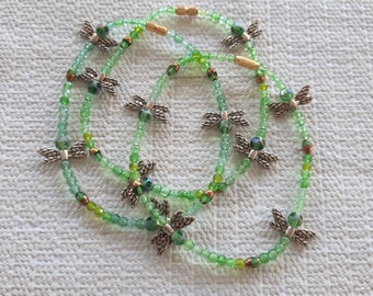 Green Dragonfly Anklet