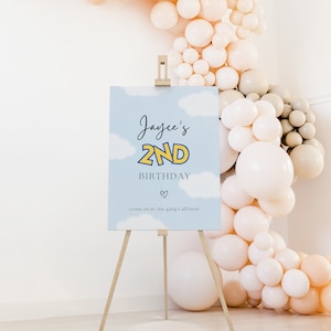 Toy Story Welcome Sign, Toy Story Birthday Party Digital Sign Two Infinity and Beyond Welcome Poster, Toy Story Party Decor Digital Download