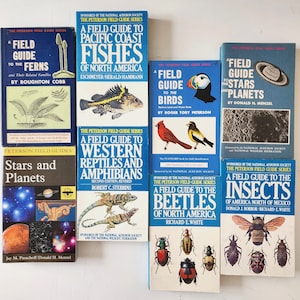 The Peterson Field Guides Series. Fishes. Beetles, Insects, Planets, etc. Vintage Books