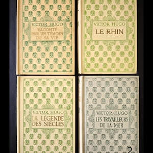 4 Vintage French Nelson Books – Romantic Decor – Antique French Books Decor c.1930 Lot 2
