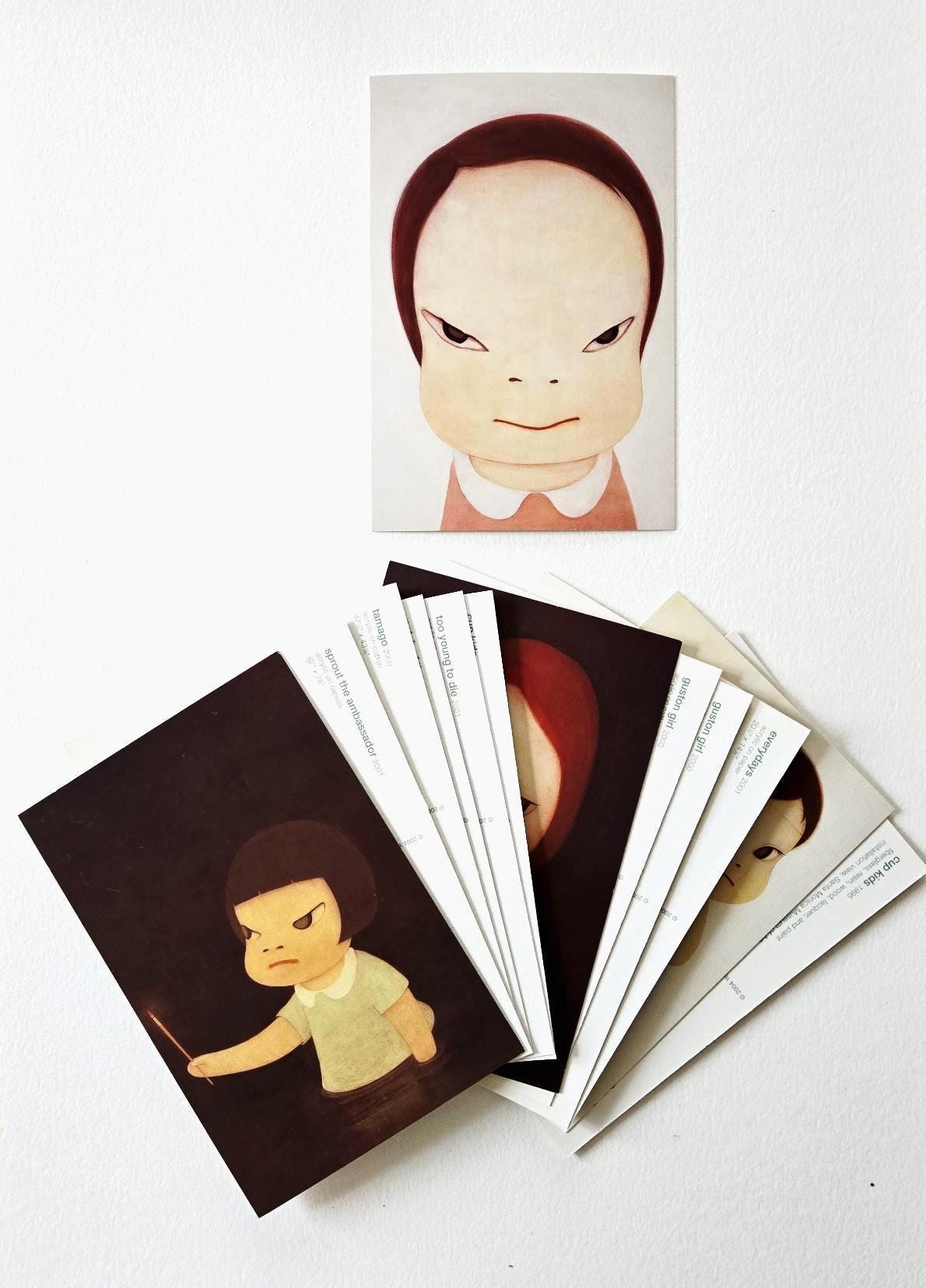 ⚫︎YOSHITOMO NARA post cards 希少⭐︎最終値下げ Yoshitomo Nara Postcard - Etsy