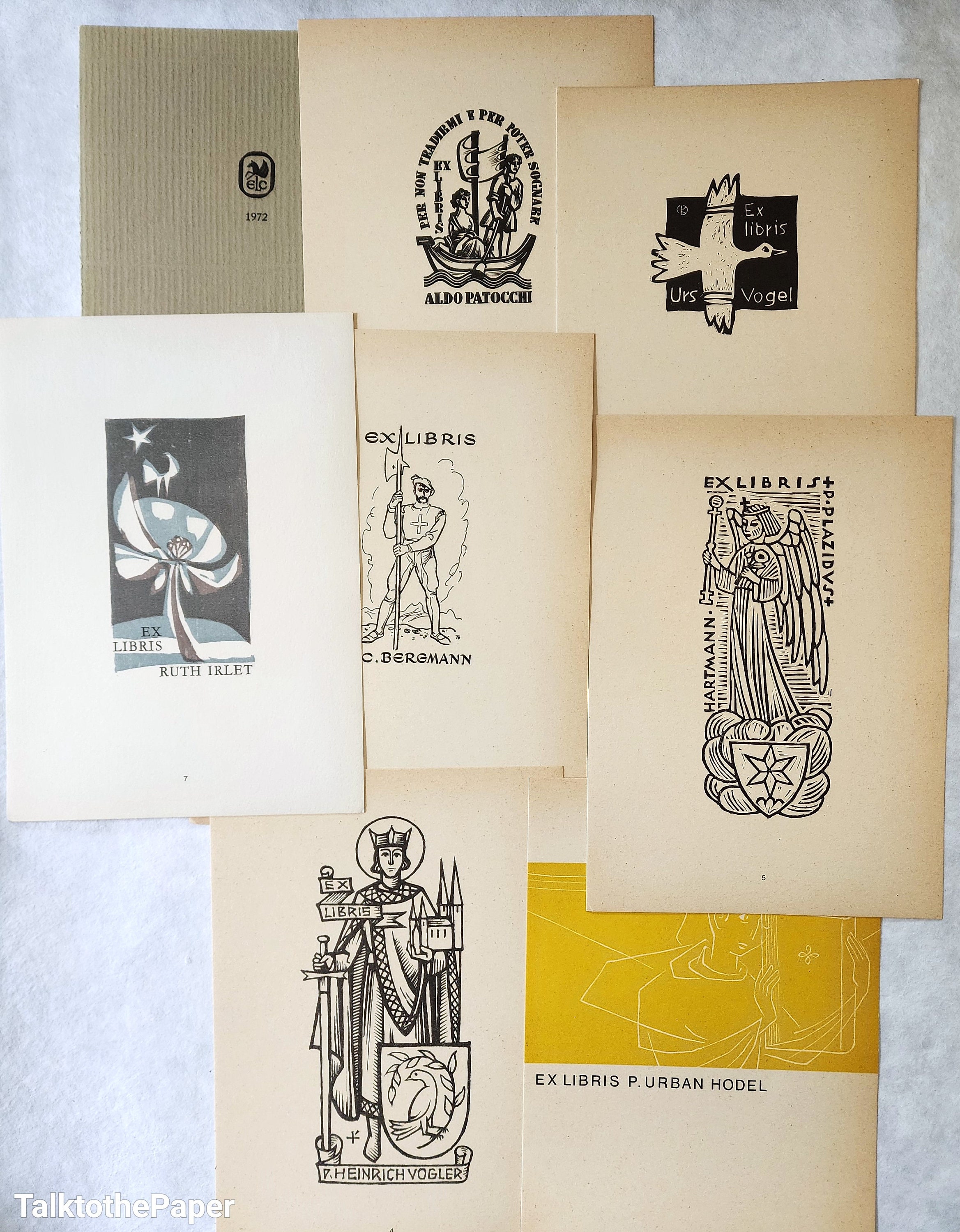 ☆＜洋書＞「EX-LIBRIS ARTISTS Ⅵ ARTISTA…」蔵書票集