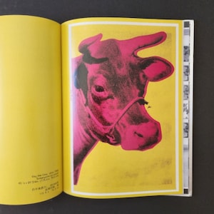Andy Warhol Art Book. The King of Pop Art. An English/Mandarin Exhibition Book. Rare
