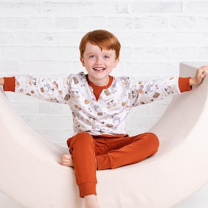 valentine Bamboo kids jogger set, kids daywear, valentine kids clothing ,long sleeve sets,