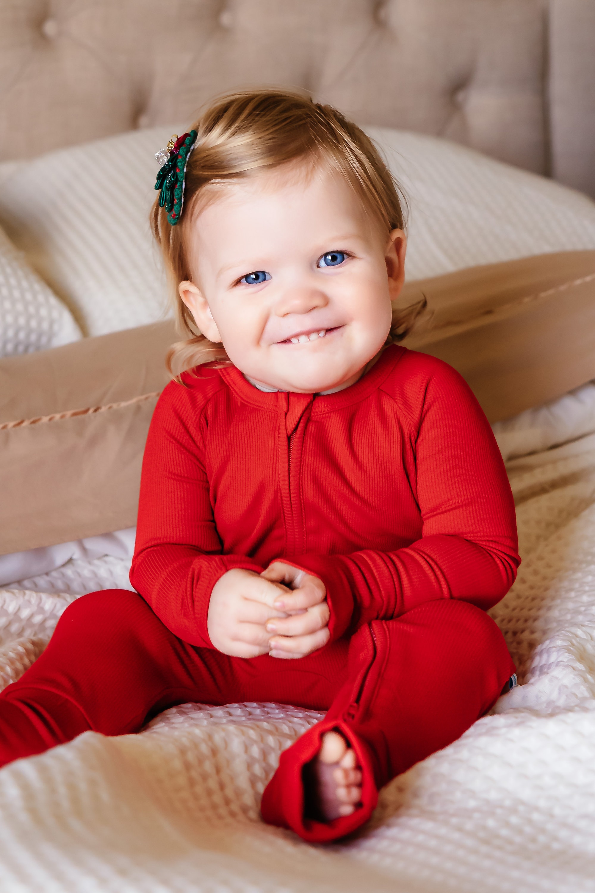 Red Baby Pajamas Etsy