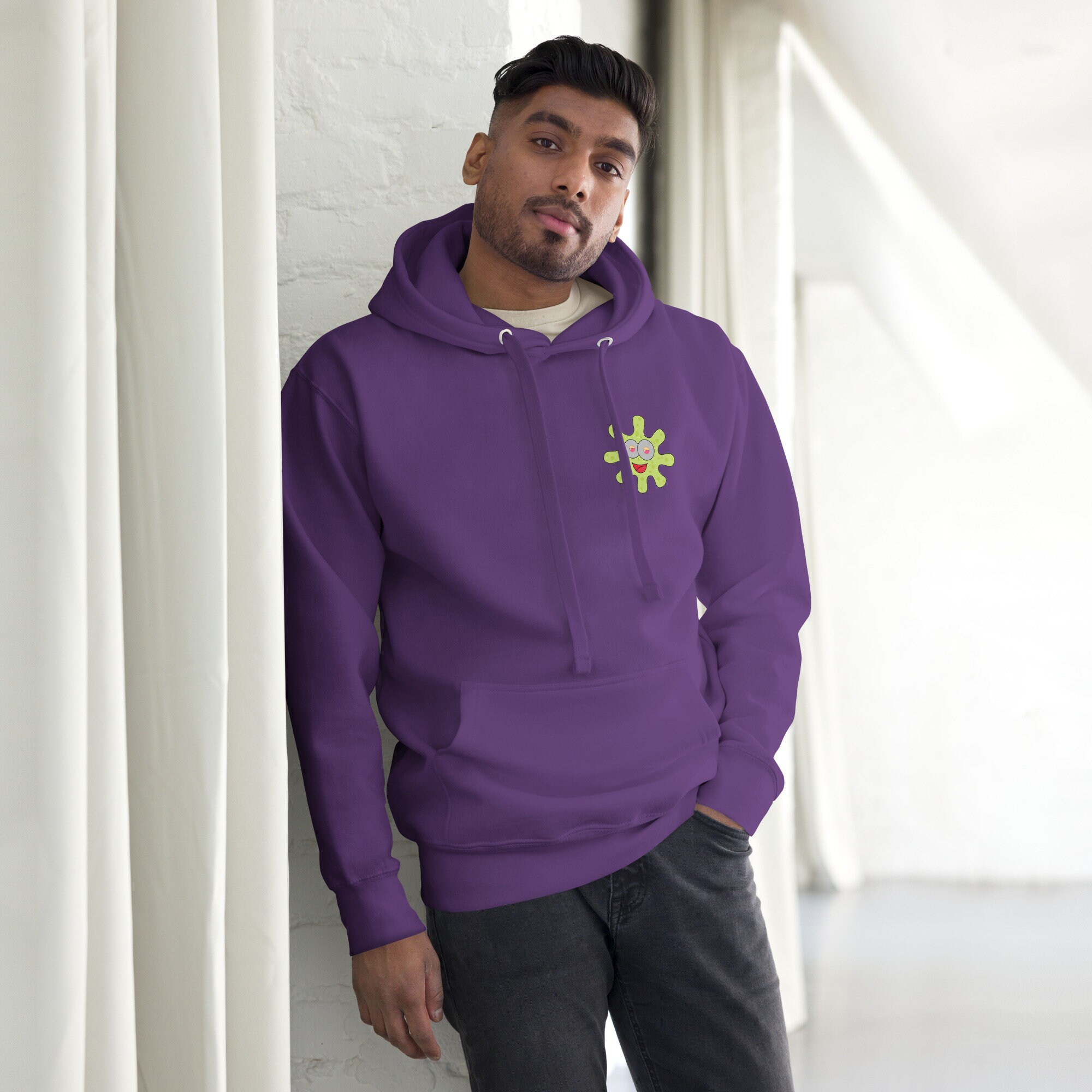 Purple Hoodie - Etsy