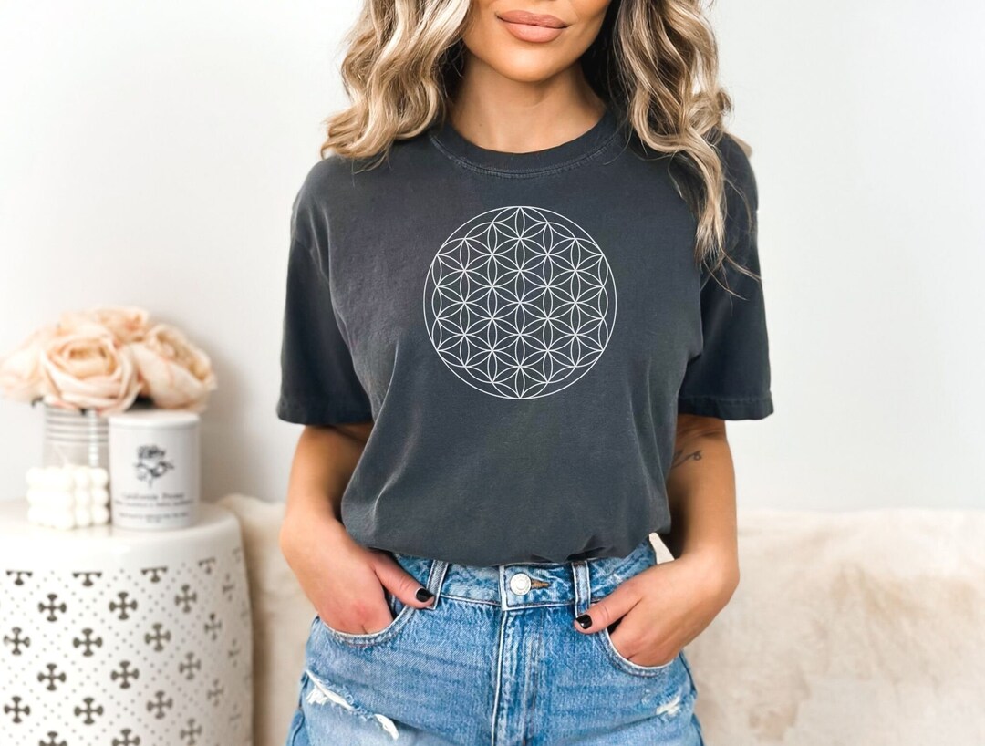 Flower of Life Tshirt Flower of Life Shirt Metaphysical Etsy