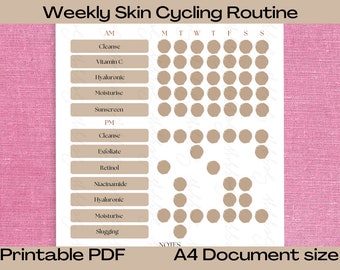 Simple Weekly Skin Cycline Routine