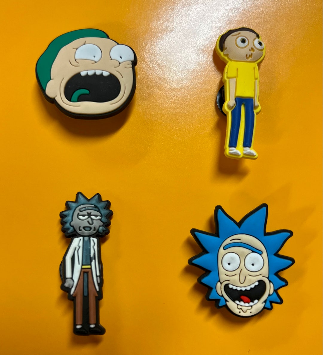 Rick Morty Croc Charms Etsy