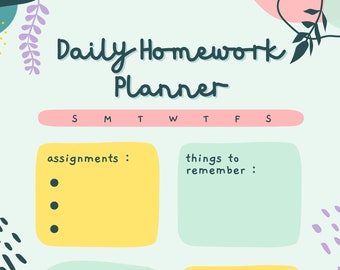 Homework Tracker and Study Planner