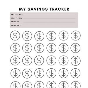 Easy Savings Tracker