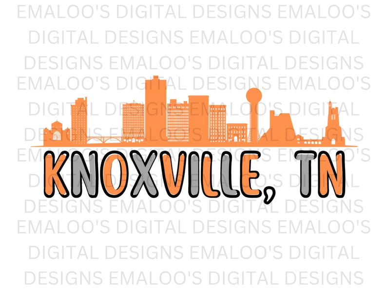 Knoxville Tennessee PNG and SVG Cut File Vols Tshirt Etsy
