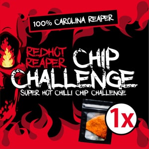 Carolina Reaper Chilli Chip Challenge: World&#39;s Hottest Tortilla Chip (1x)