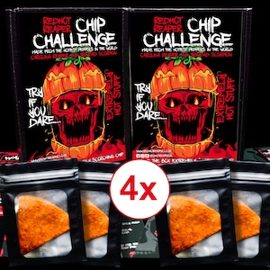 4X Carolina Reaper Chip Challenge: World&#39;s Hottest Tortilla Chip