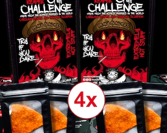 4X CHIP CHALLENGE - Peaky Blinders world's hottest tortilla chilli chip carolina reaper extremely hot one chip