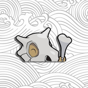 Young Dino Peeker Sticker