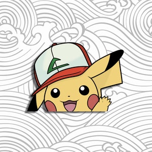 Yellow Mouse Peeker Sticker