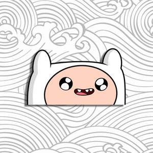 Human Boy Peeker Sticker
