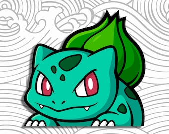 Pegatina de reptil de hierba