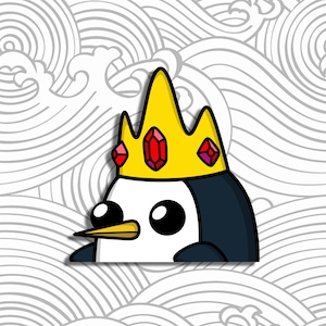 Ice Penguin Peeker Sticker (2 Styles)