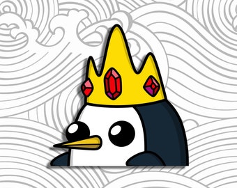Ice Penguin Peeker Sticker (2 Styles)