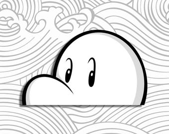 Ghost Peeker Sticker