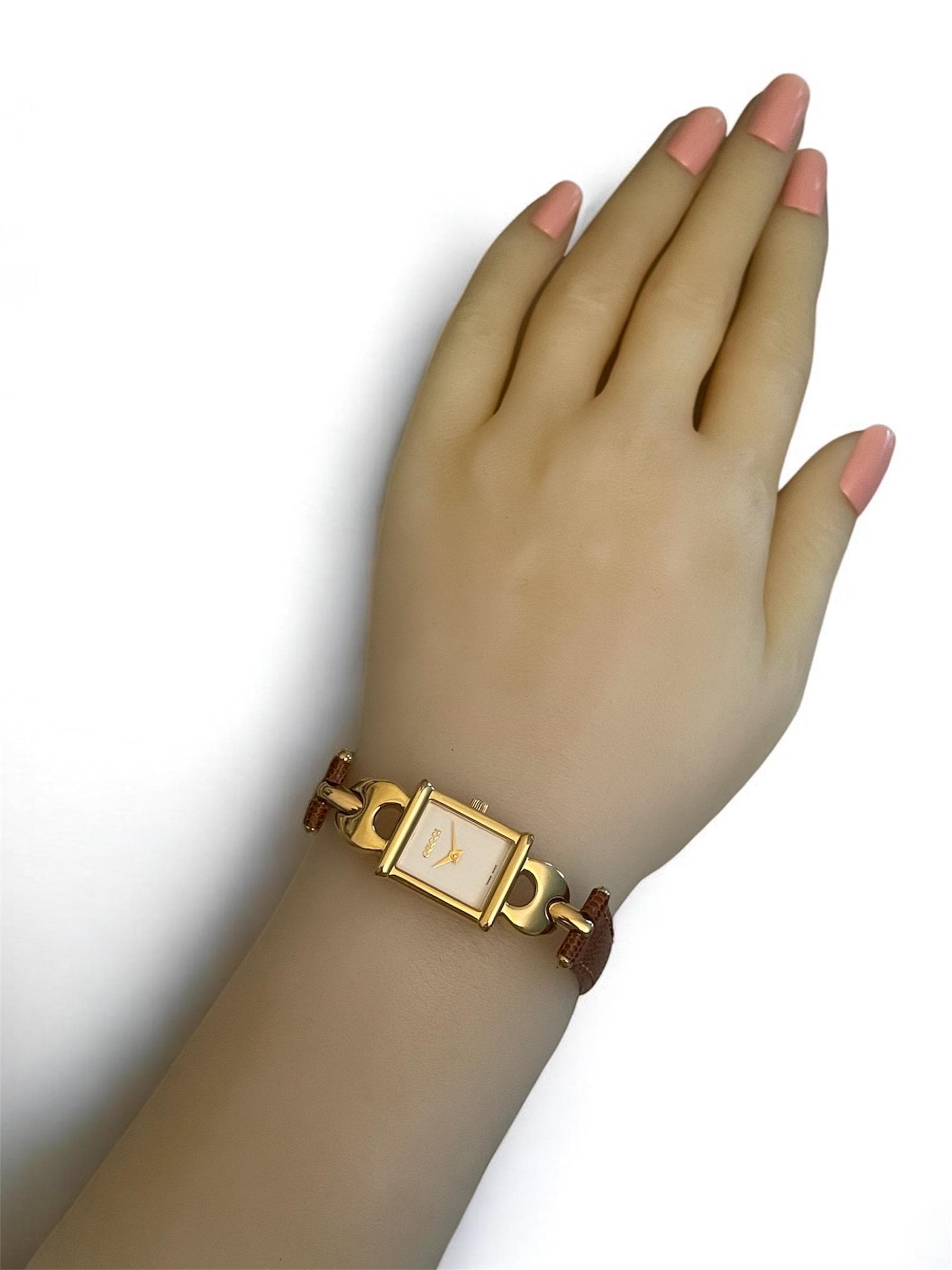 Vintage Gucci Watch 1800L – Gold Plated Women's Timepiece