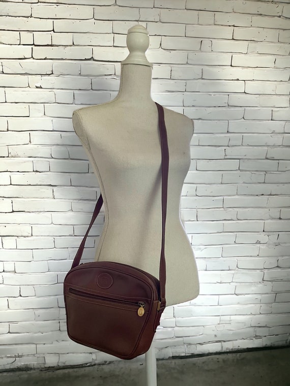 Vintage Gucci Brown Leather Crossbody Shoulder Bag - image 5