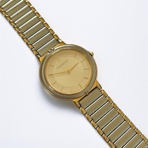 Yves Saint Laurent Vintage Quartz Watch – Two Tone Stainless Steel Bracelet