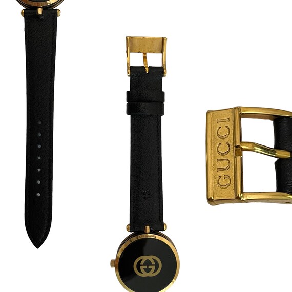 Vintage Gucci  Watch 2040 White & Gold Swiss Quar… - image 9