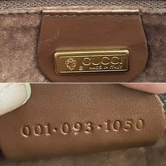 Vintage Gucci Brown Leather Crossbody Shoulder Bag - image 7