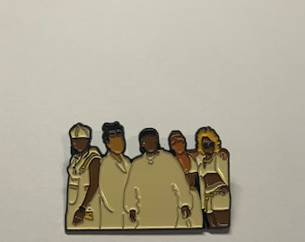 Enamel Lapel Pin: Group Portrait