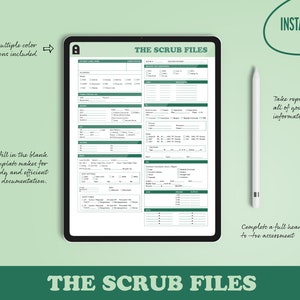 STICU/ICU Nursing Report Sheet/Nurse Brain Template