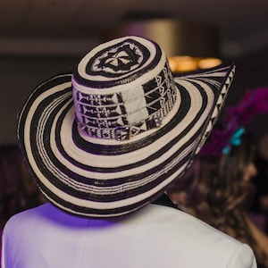 Handmade Colombian Vueltiao Hat – Customizable Straw Sombrero | Traditional Artisan Hat, Name Option – Adult & Kids, Cultural Celebrations