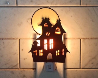 Haunted House Night Light, Haunted House Night Light Clip On, Haunted House Nightlight