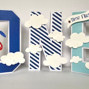 Airplane 3D letters prop | Airplane Party decorations | Plane 3D letters prop | Airplane 3D letters | Airplane Birthday Decorations